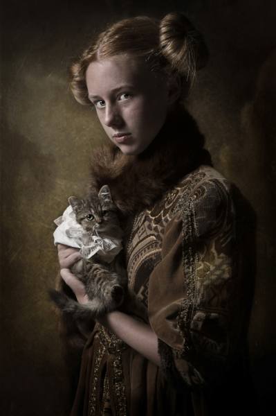 Photograph Carola Kayen Mouthaan My Sweet Little Kitten Friend on One Eyeland